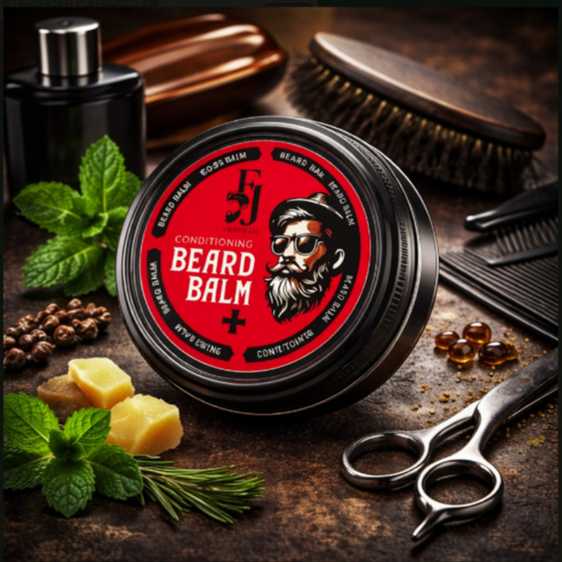 شامپو شست و شوی ریش و سبیل افجه مدل BEARD-WfA مناسب برای انواع مو حجم 150 میلی لیترهمراه با کرم نرم کننده ریش و سبیل افجه مدل Balm01 مناسب برای انواع مو با حجم 50 میلی‌لیتر