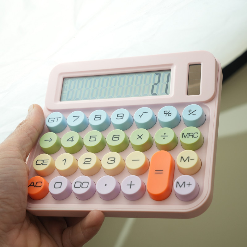 ماشین حساب رومیزی مدل خورشیدی کد DS-2811C