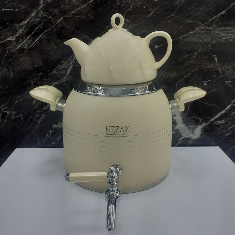 ست کتری و قوری نزاز مدل قالب ترک