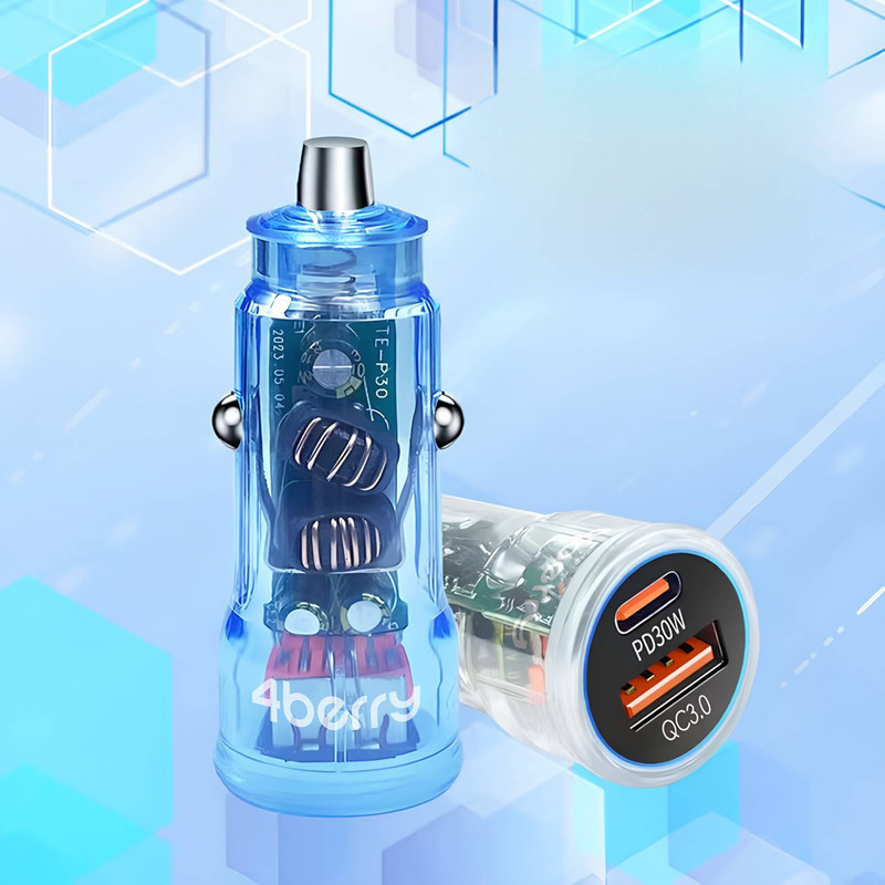 شارژر فندکی 48 وات 2 پورت فوربری مدل BR-01