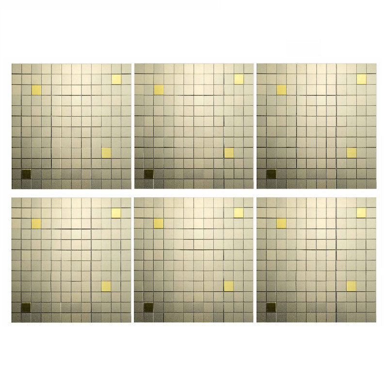 دیوارپوش مدل تایل بین کابینتی پشت چسبدار کد 4004 بسته 6 عددی