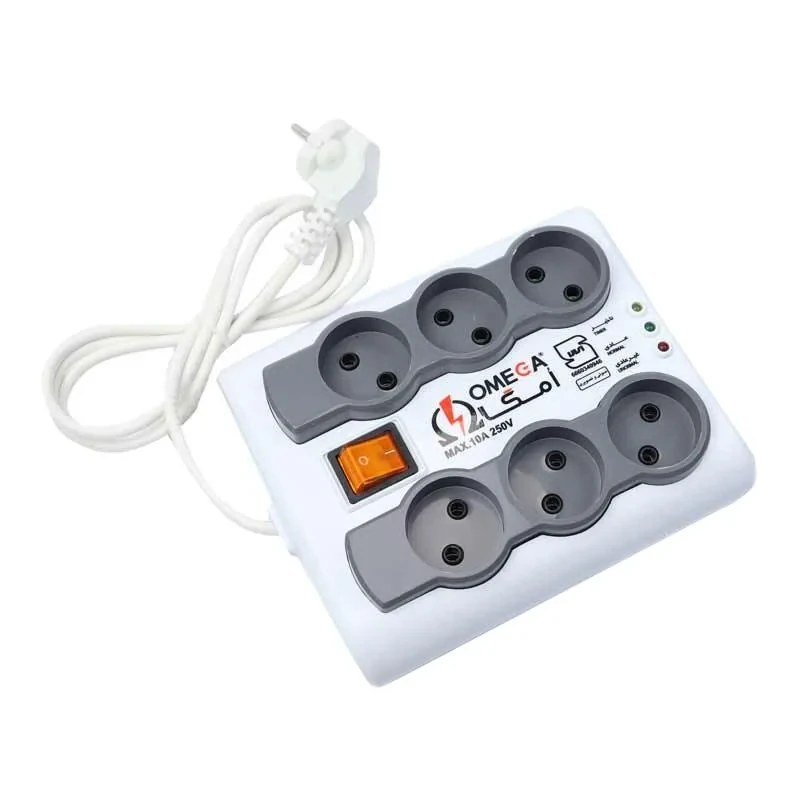 محافظ ولتاژ امگا مدل 6 خانه کد P6000