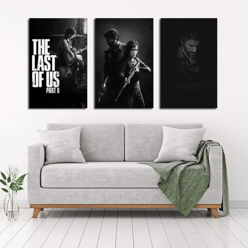 تابلو شاسی طرح بازی the last of us 2 مدل 595 مجموعه 3 عددی