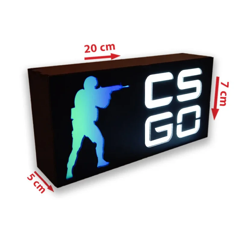 لایت باکس گیمینگ مدل CS GO