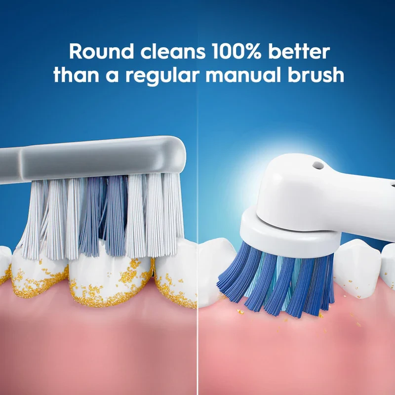 سری یدک مسواک برقی اورال-بی مدل Sensitive Clean بسته 4 عددی