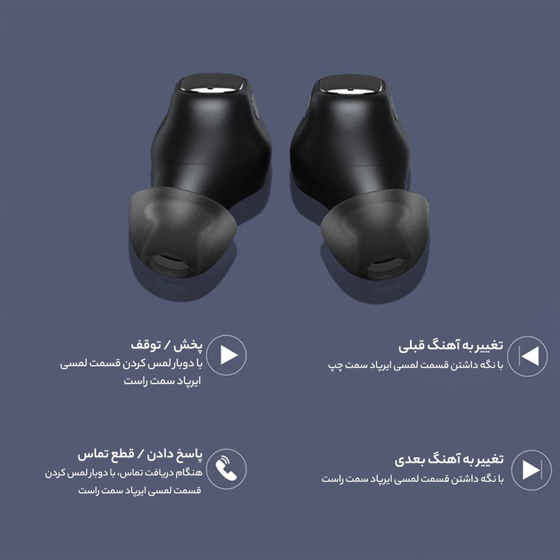 هدفون بلوتوثی باسئوس مدل Encok-WM01