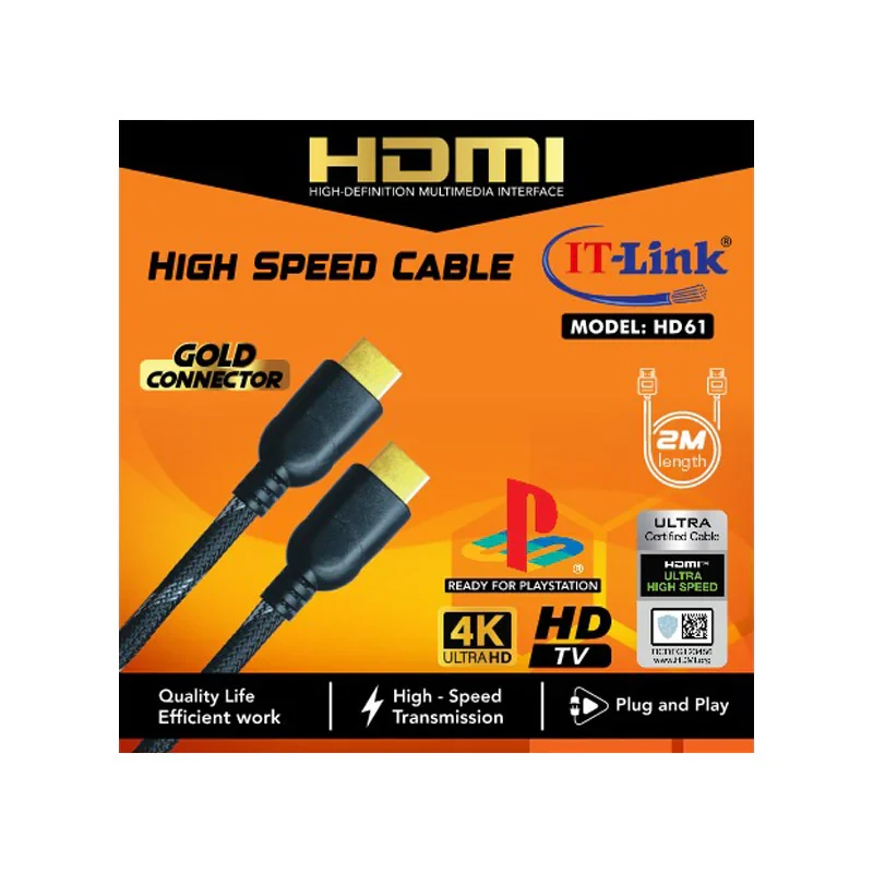 کابل HDMI آی تی لینک مدل HD61 طول 2 متر