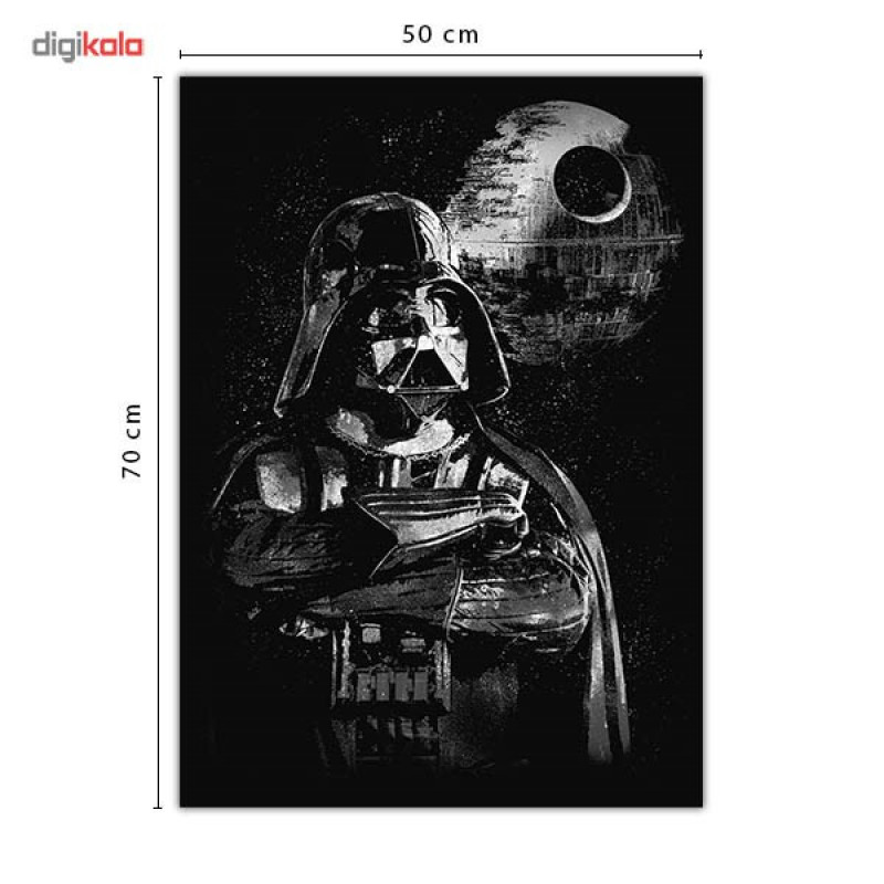 تابلوی ونسونی طرح Lord Vader سایز 50x70
