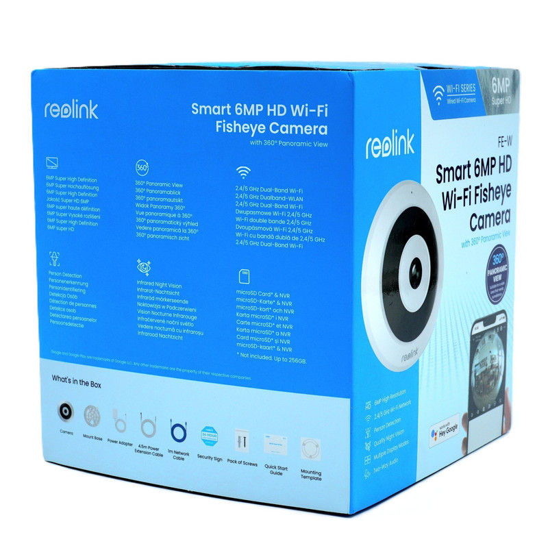 دوربین مداربسته تحت شبکه ریولینک مدل fisheye FE-W