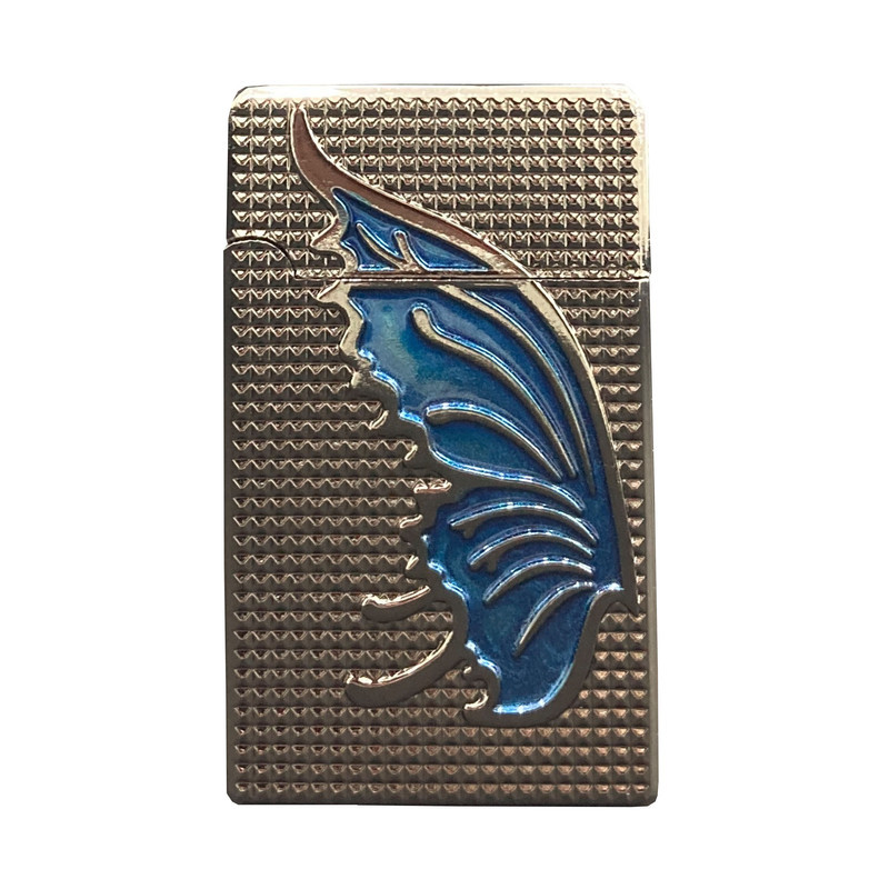 فندک گازی مدل دکمه ای طرح پروانه کد DKD-1306