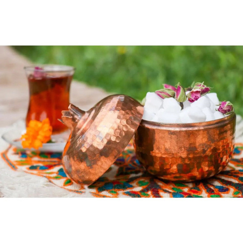 قندان مسی طرح انار کد ZH05.3
