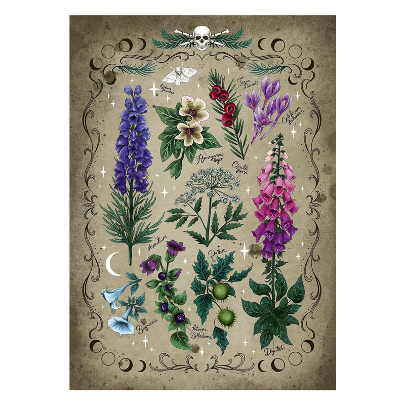 پازل 1000 تکه راونزبرگر مدل Toxic Plants کد 12000781