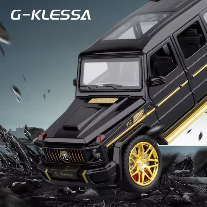 ماشین بازی کنترلی ناب سل مدل بنز جی کلاس شارژی آفرود فلزی چراغدار Mercedes-Benz G-Class Rechargeable Metal Off-Road Light