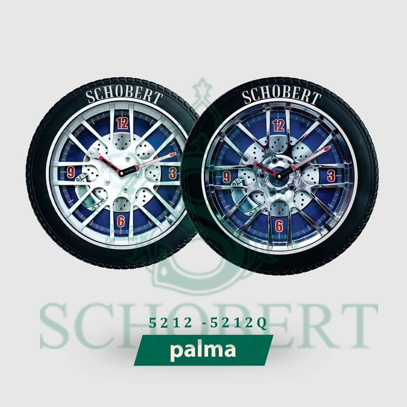 ساعت دیواری شوبرت مدل 5212 طرح تایر