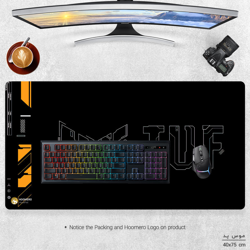 ماوس پد مدل MX1799 طرح Tuf Gaming