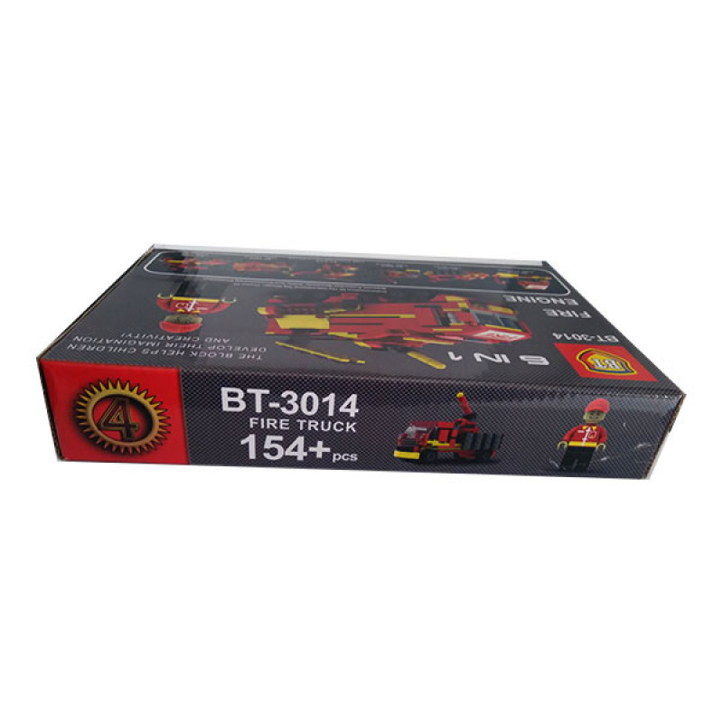 ساختنی طرح ماشین آتش نشانی مدل FIRE TRUCK-BT-3012
