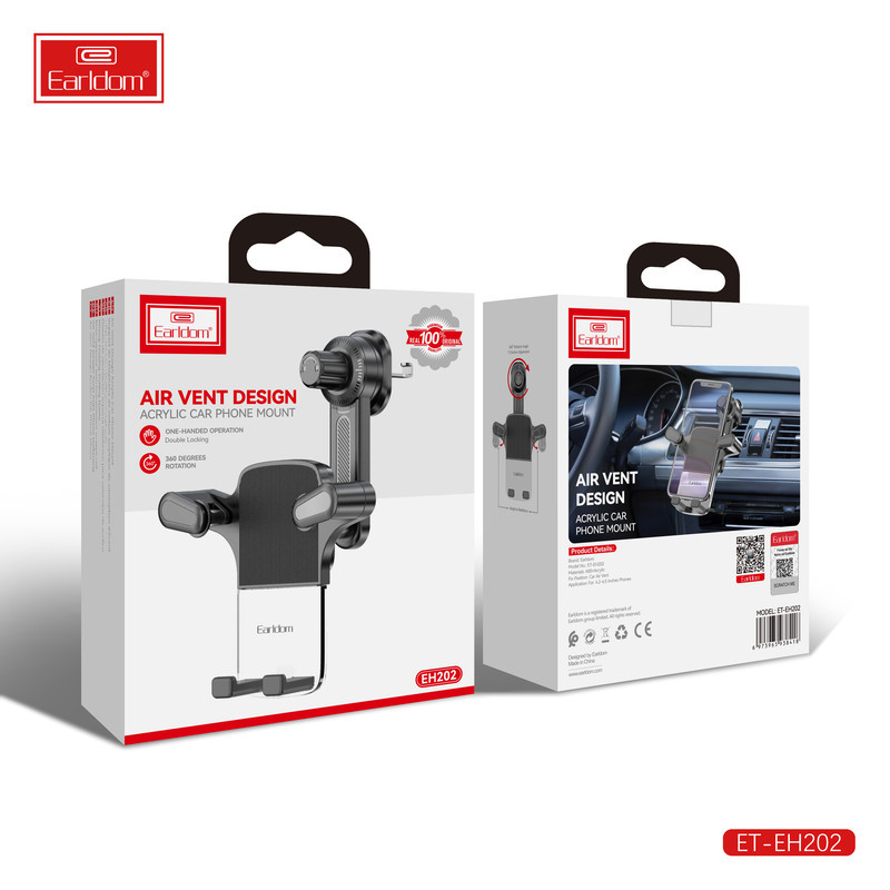 پایه نگهدارنده گوشی موبایل ارلدام مدل AIR VENT DESIGN EH202
