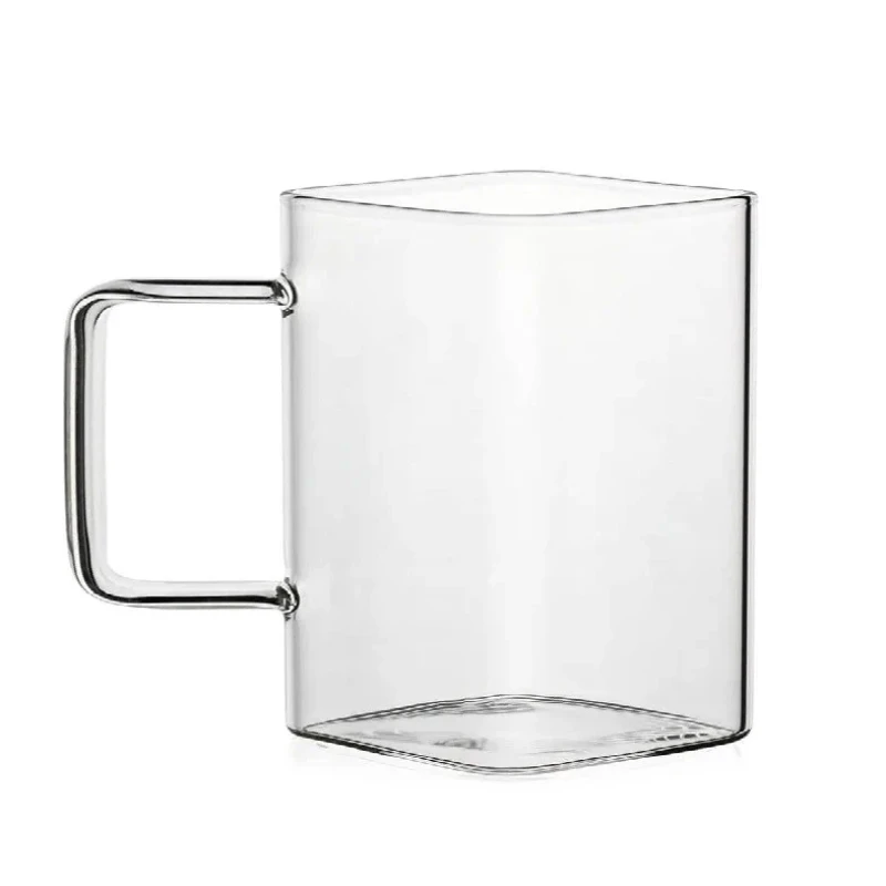 لیوان یاکوت مدل مربع دسته رنگی کد 1369n 10