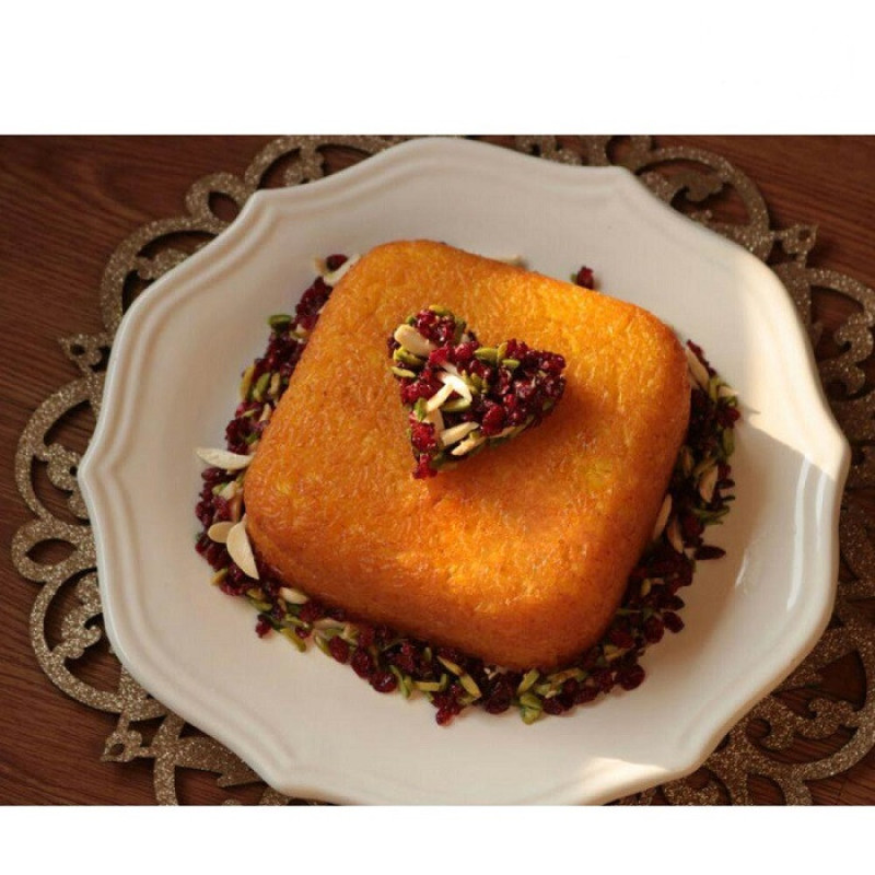 قالب ته چین به گز مدل چهار گوش