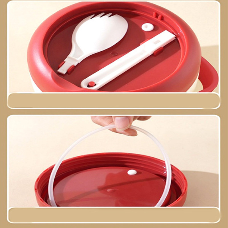 فلاسک غذا مدل دوجداره کد LUNCH-BOX گنجایش 1 لیتر