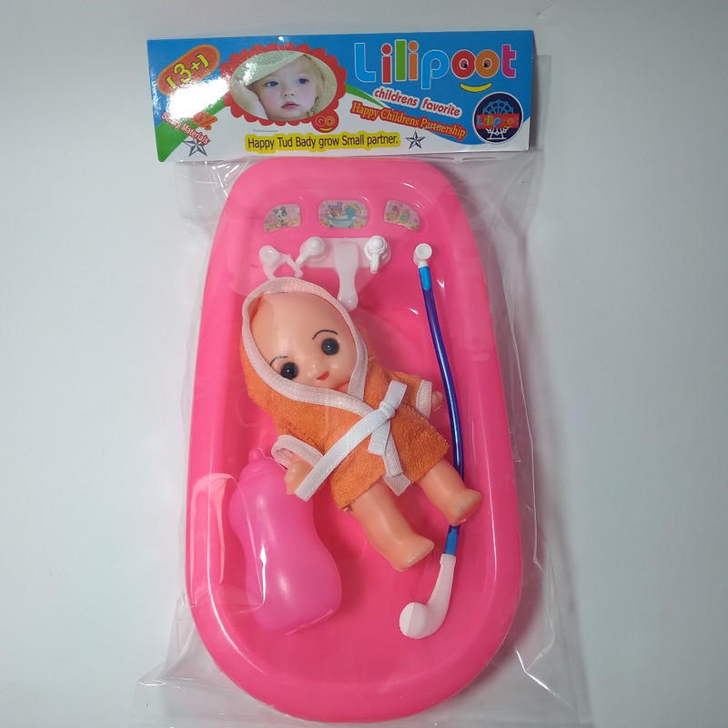 عروسک حمام طرح بی بی وان کد DBS_10169