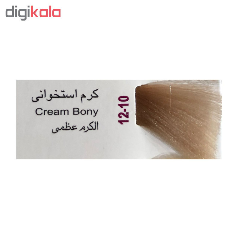 رنگ مو پادینا شماره 10-12 حجم 100 میلی لیتر رنگ کرم استخوانی
