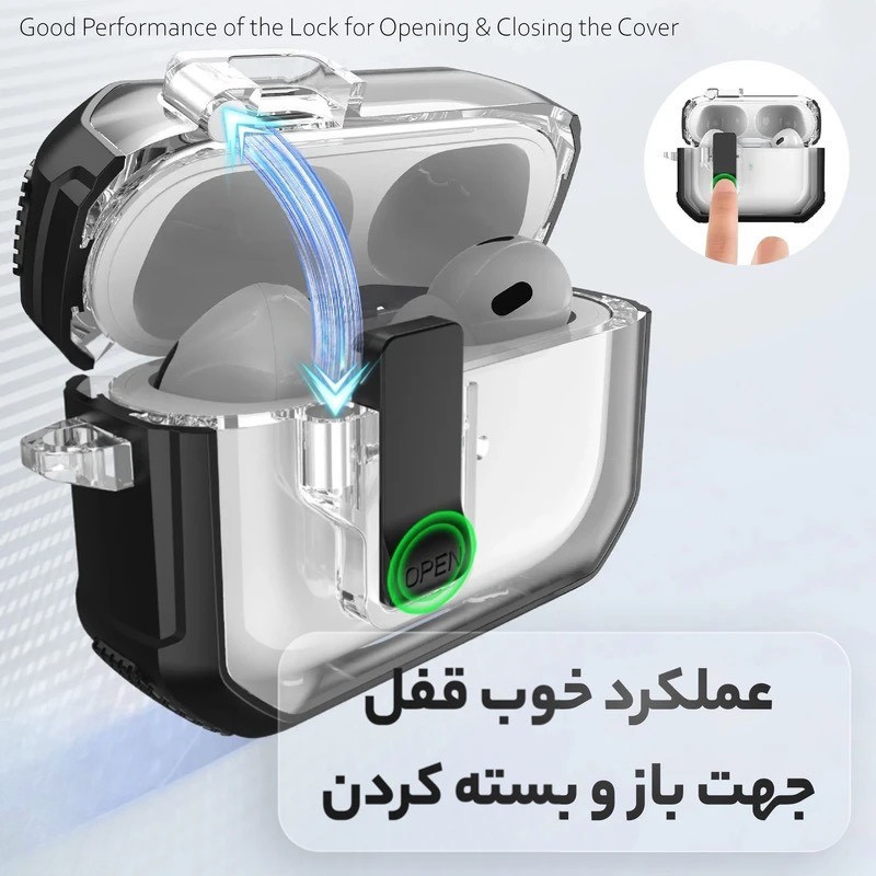 کاور طرح elhold Buckle مناسب برای کیس اپل ایرپاد 4