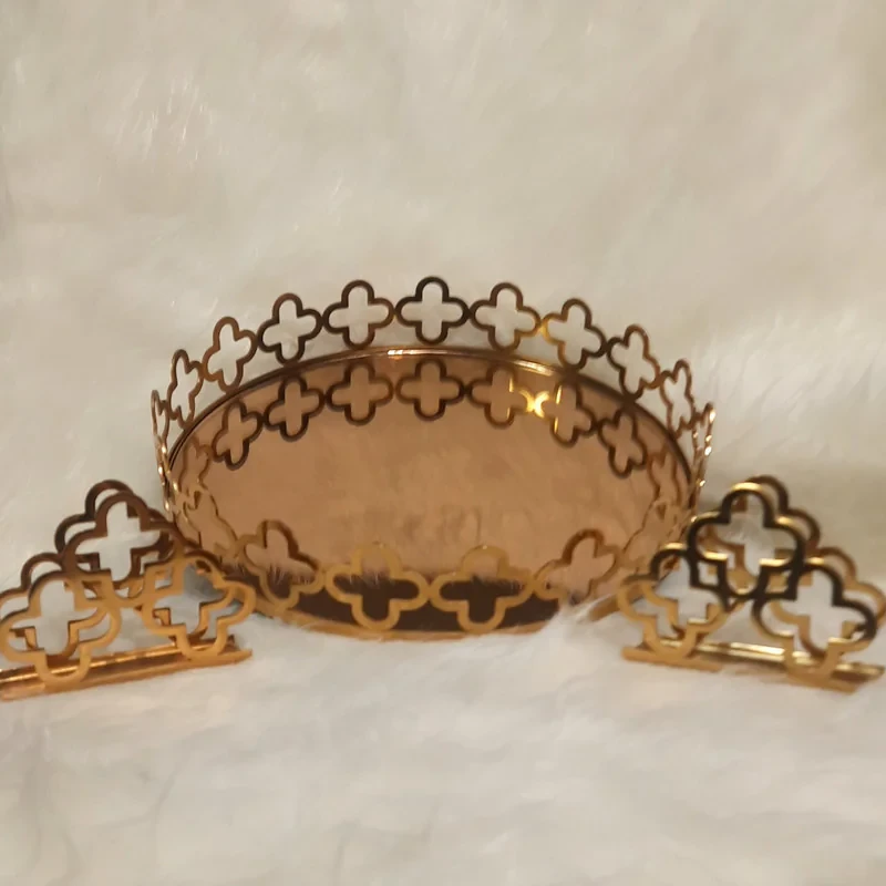 سینی برنوا مدل کف آینه کد Sh.1