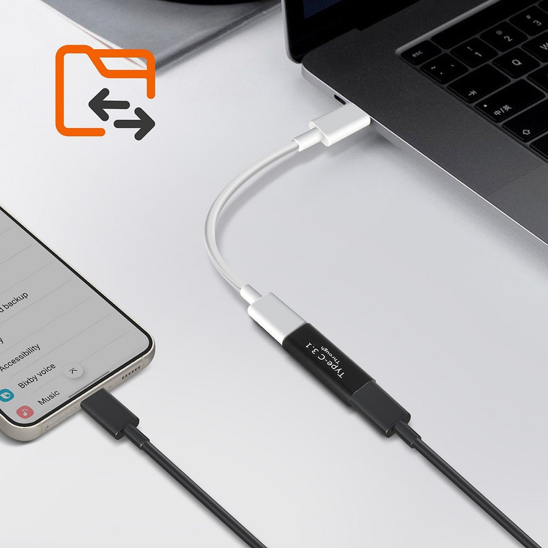 مبدل usb-c مدل Through