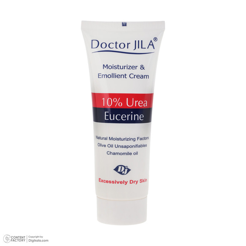 کرم مرطوب کننده دکتر ژیلا مدل اوره 10% مناسب پوست های خشک وزن 75 گرم