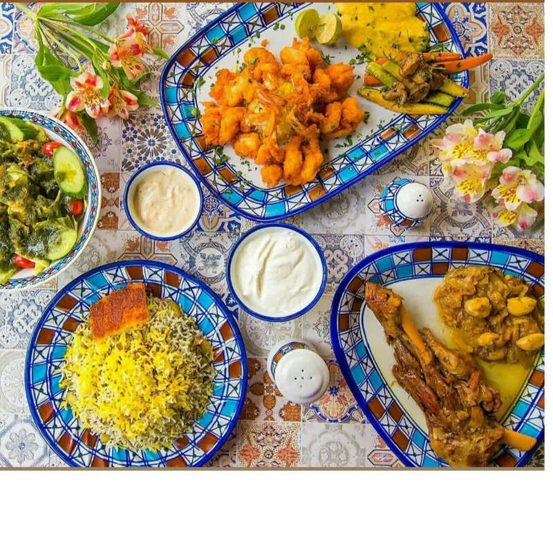 کاسه چينی ميبدمرواريدمدل شطرنجی کدSALAD