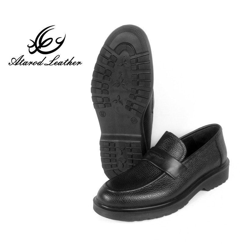 کفش مردانه چرم عطارد مدل  چرم طبیعی کد SH190