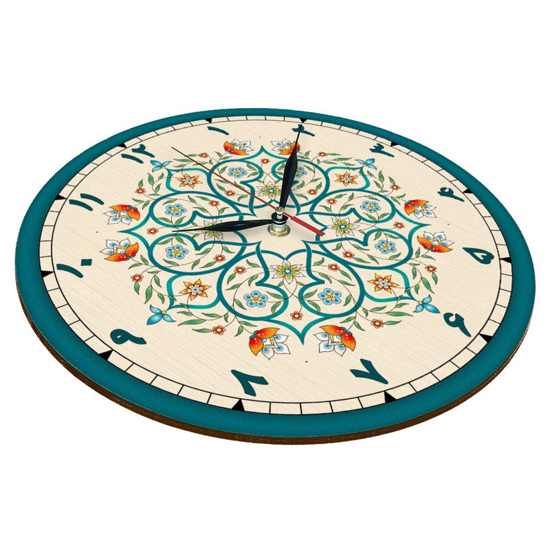 ساعت دیواری طرح گل کد 1373f