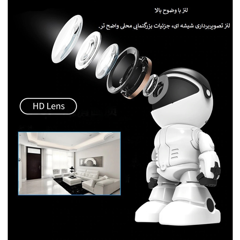 دوربین امنیتی مدل نظارت تصویری هوشمند