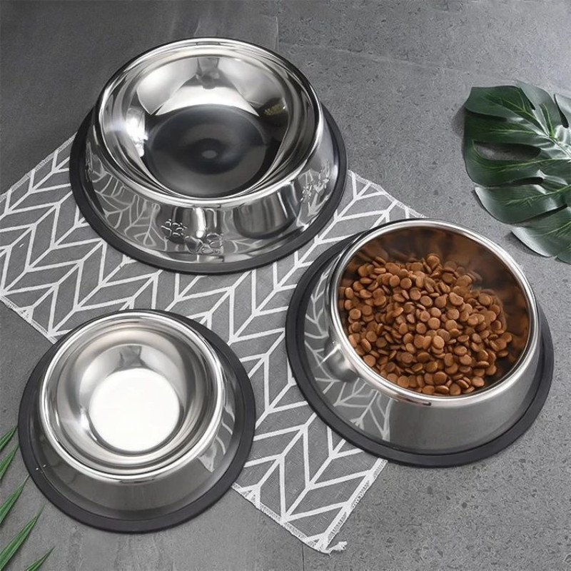 ظرف غذای سگ و گربه مدل Staninless steel 01