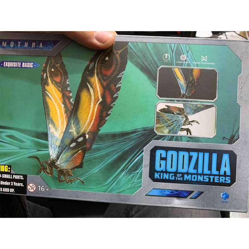 اکشن فیگور هیا تویز مدل ماترا گودزیلا طرح Godzilla King of The Monster Mothra ارتفاع 20 سانتی‌متر