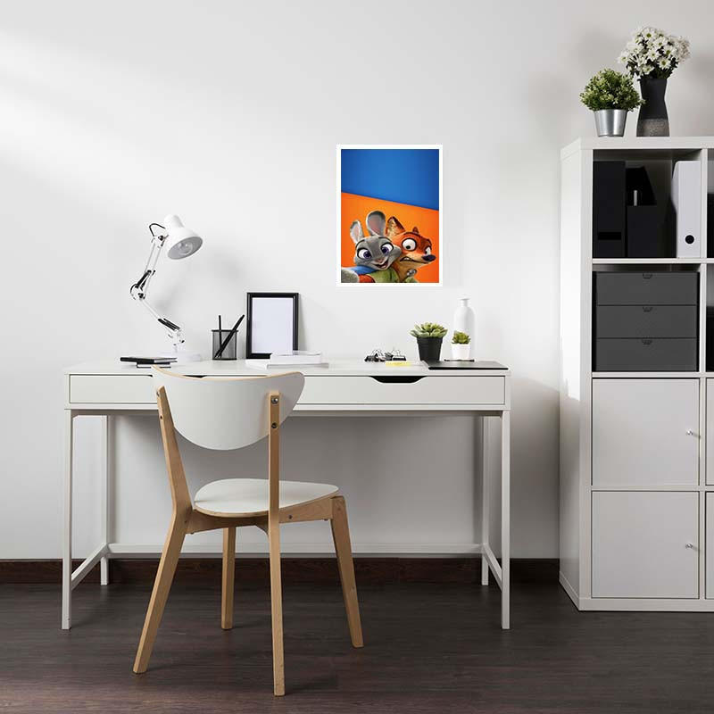 پوستر کارنيکا طرح زوتوپیا Zootopia کد 87998 مجموعه 8 عددی