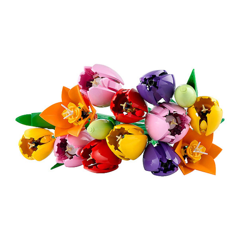 لگو 576 تکه سری بوتانیکال مدل Tulip Bouquet 11501