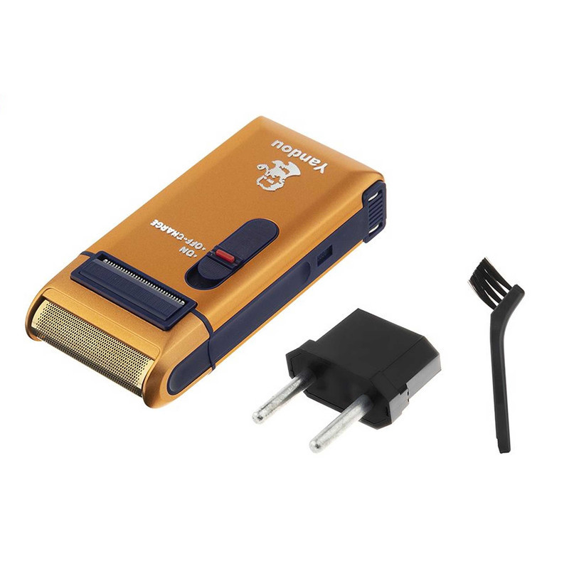 ماشین اصلاح موی صورت یاندو مدل SV-316U با تیغه تیتانیوم، باتری لیتیوم یونی قابل شارژ، استفاده بی‌سیم تا 30 دقیقه، بدنه ضد آب و طراحی جمع‌وجور مناسب مسافرت و خط زن مخفی