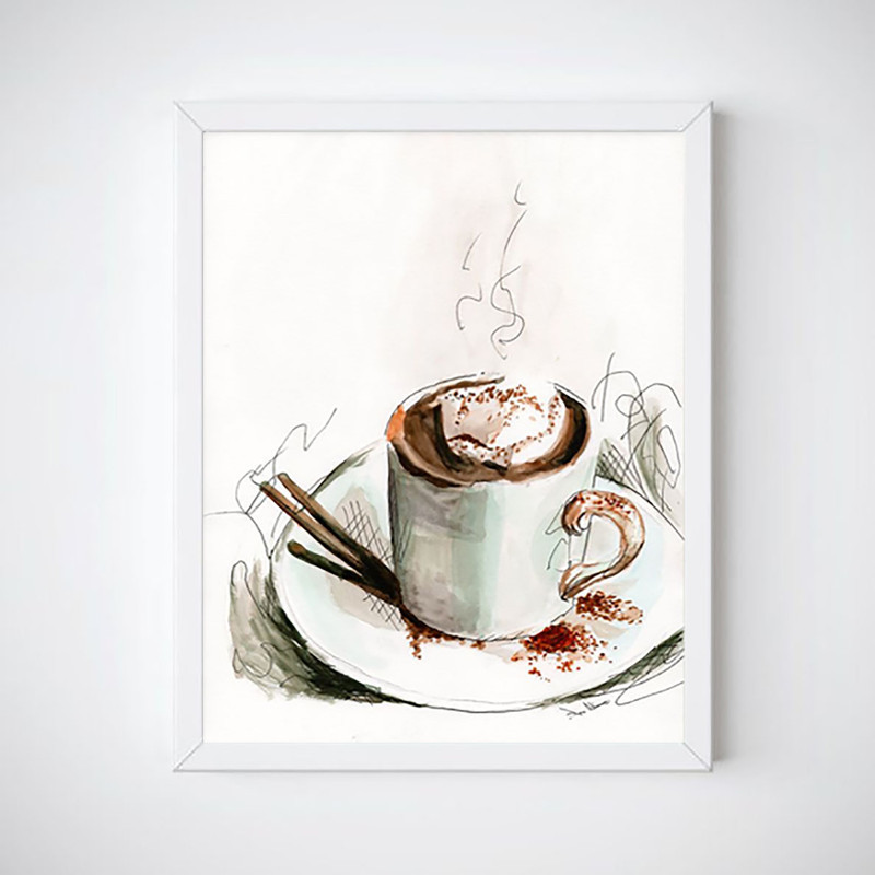 تابلو مدل DV-WP-COFFEE001 مجموعه 2 عددی