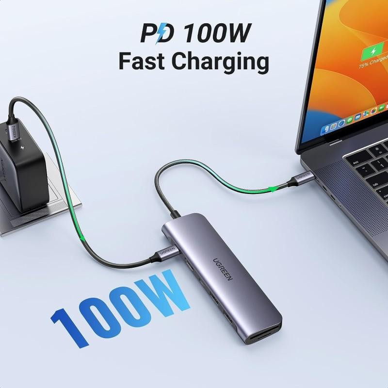 هاب 7 پورت USB-C یوگرین مدل 15214
