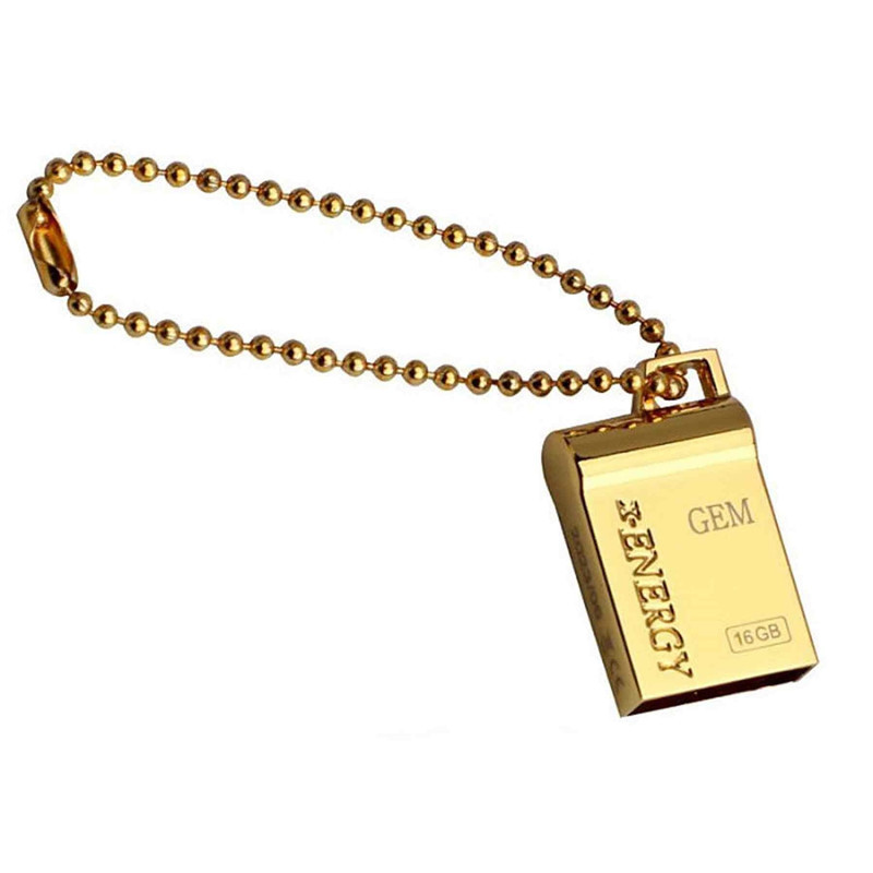 فلش مموری ایکس-انرژی مدل GOLDEN GEM ظرفیت 16 گیگابایت