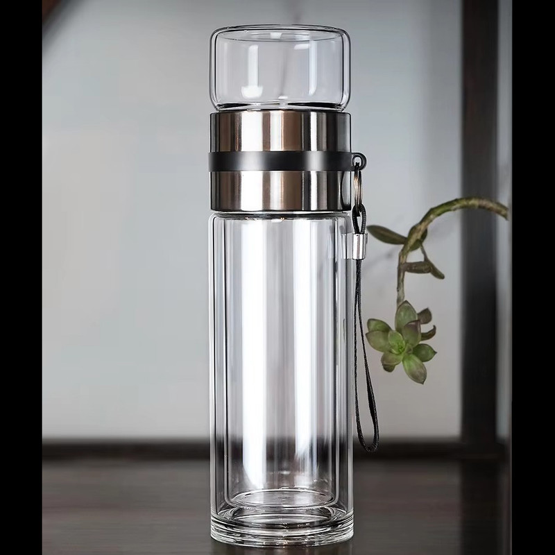 فلاسک دمنوش ساز  سفری مدل Double F
