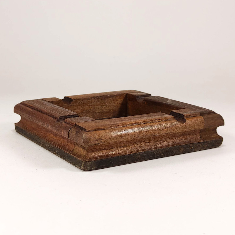 زیرسیگاری مدل چوبی مربع کد 02