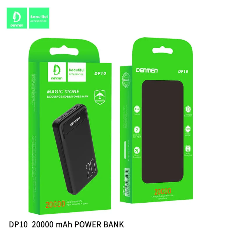 پاوربانک دنمن مدل DP10 ظرفیت 20000 میلی آمپر ساعت