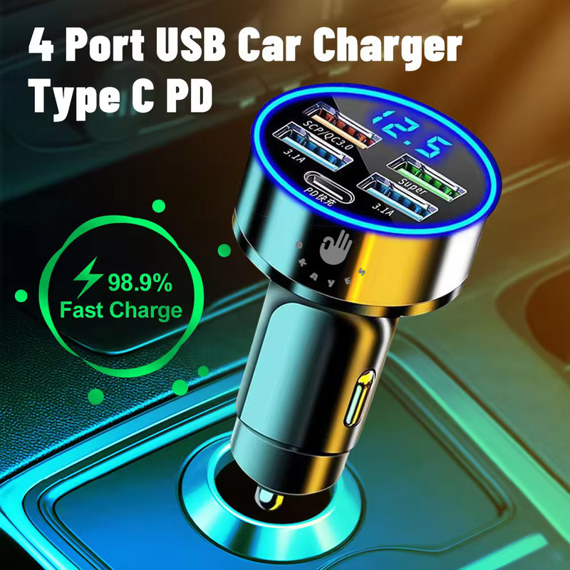 شارژر فندکی 35 وات اکی یس مدل USB3QC3PD1