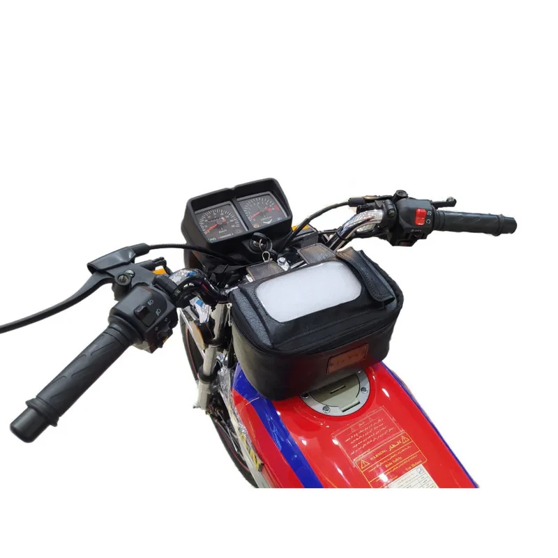 کیف موتورسیکلت سیلور مدل زیپدار چرمی 23c