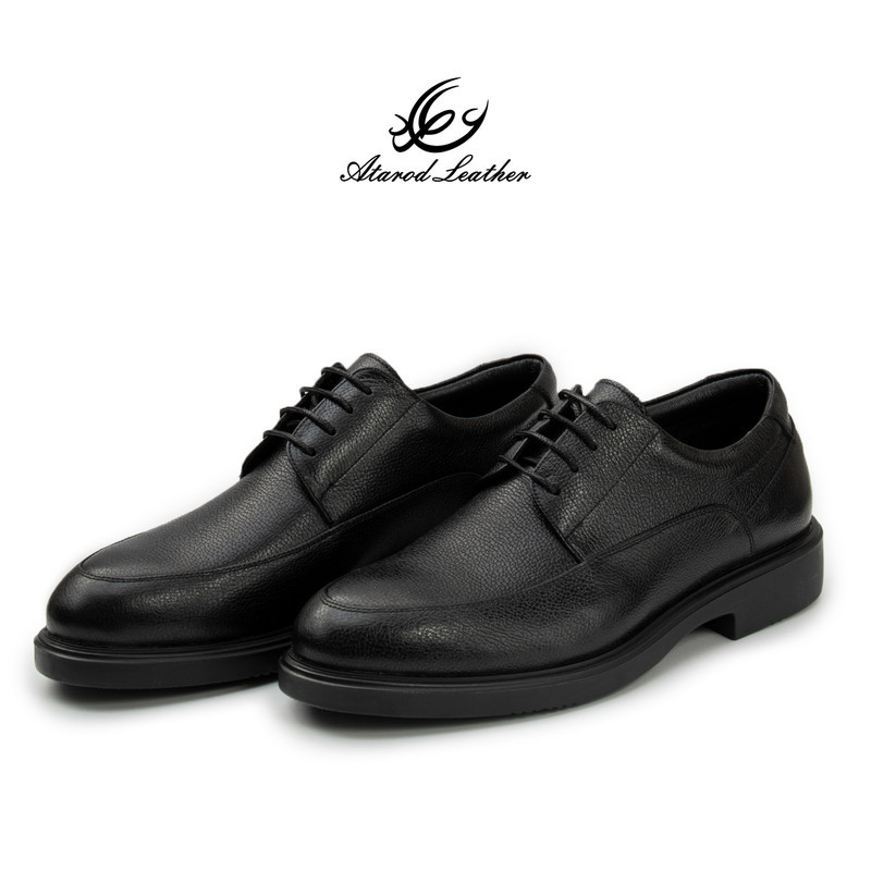 کفش رسمی مردانه چرم عطارد مدل چرم طبیعی کد SH323