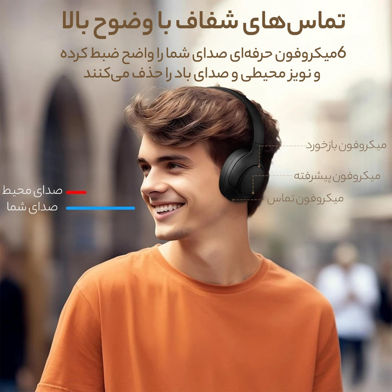 هدفون بلوتوثی کیو سی وای مدل H3