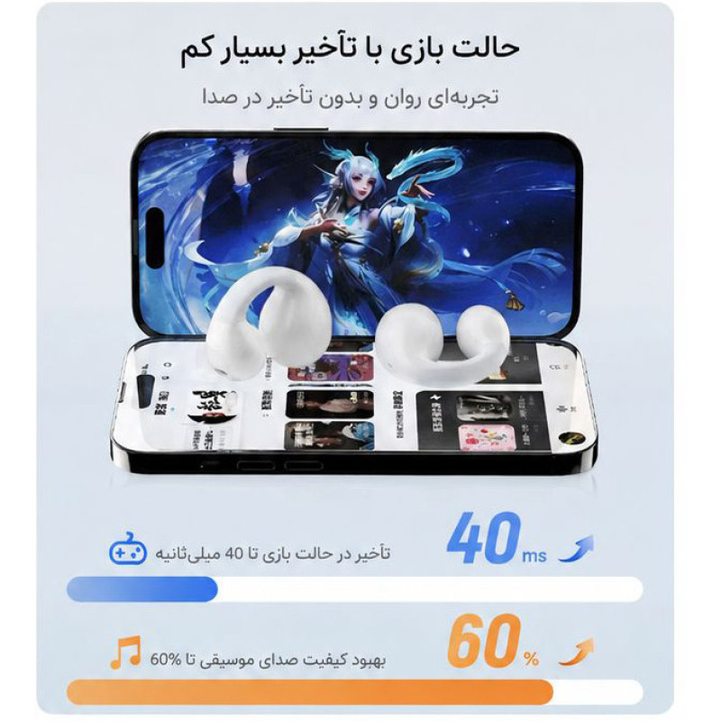 هدفون بلوتوثی مدل TWS 06